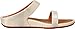 FitFlop Women's Banda Opul Slide Dress Sandal, Stone, 8 M US
