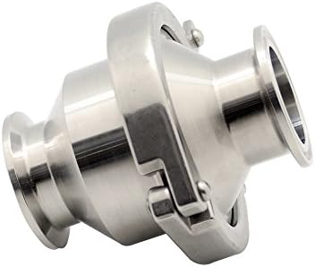 QM Stainless 1" Sanitary Check Valve Clamp Style, Stainless Steel 304, EPDM Gasket