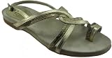 Rafe Kate Women's Dress Flat Toe Ring Sandals Gold
