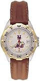 New York Mets MLB All Star Watch with Leather Band - Women's