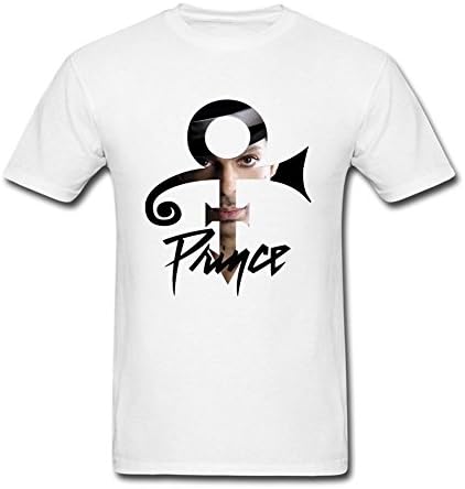 ZHSM Man Prince Singer Symbol Purple T-Shirt White L
