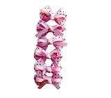 Barrette Bow - Polka dot - Pink