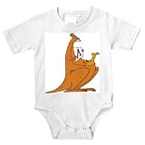 Onesie with reading, baby, kangaroo, mom, teaching