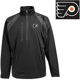 Antigua Philadelphia Flyers Rendition Waterproof 1/4 Zip Pullover Top