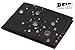 SlimFold Minimalist RFID Wallet - Thin, Durable, and Waterproof Guaranteed - Made in USA - MICRO Size Black with Black Stitching