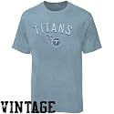 Tennessee Titans Heather Light Blue First Rounder Vintage T-shirt