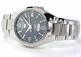 Seiko Wrist Watches-Seiko 5 SNK621K1 Automatic Mechanical Self-Winding Gray Dial Date Day Stainless Steel Water Resistance Men's Watch