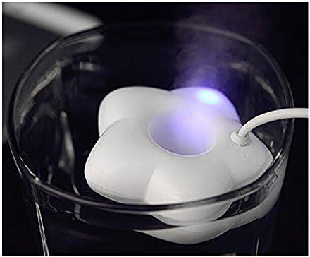 Superclub® Portable Mute Silent Mini USB Star-shaped Water-proof Float Water Humidifier Clean Air Mist Diffuser Maker for In-door Home Office (White)