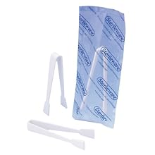 Bel-Art Scienceware 379440000 Polystyrene Sterileware Mini-Tong, 4-1/4" Overall Length (Box of 25)