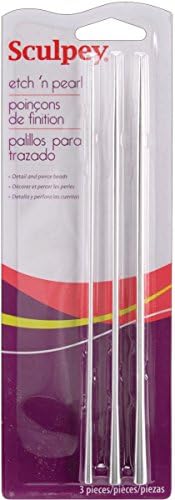 Logeso(TM) Sculpey Etch'n Pearl 3/Pkg ASETPL