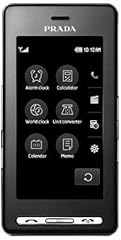 LG KE850 Prada Unlocked Phone with Touchscreen, 2 MP Camera, MP3/Video Player, and MicroSD Slot--International Version with No Warranty (Black)
