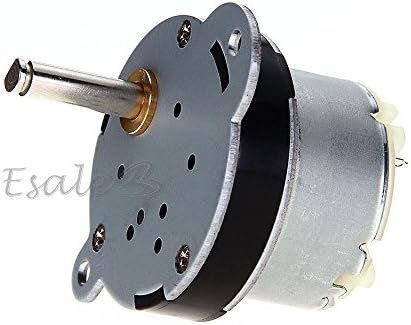 12V DC 7RPM 40mm Powerful High Torque Gear Box Motor Speed Reduction Toy