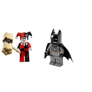 Batman Lego Sets Amazon on Amazon Com  Batman And Harley Quinn Lego Mini Figure Set  Toys   Games
