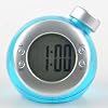 BestDealUSA Blue Eco-Friendly Water Powered Clock with Digital LCD