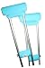 Search : Crutcheze Turquoise Underarm Crutch Pad and Hand Grip Covers with Comfortable Padding Washable Breathable Moisture Wicking Anti-bacterial Orthopedic Products Accessories