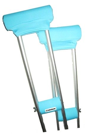 Crutcheze Turquoise Underarm Crutch Padded Covers