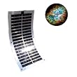 HQRP 30 Watt Monocrystalline Flexible Solar Panel 30W 12V / 12 Volt for Car Caravan Bus Trailer Bike plus HQRP Coaster