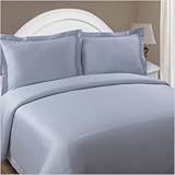 Christina Duvet Cover Set in Ice Blue Size: Queen