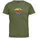 Phish - Rainbow Logo Military Green T-Shirt