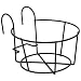 Amertac 5014BL Flower Pot Holder, Black