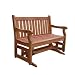 Outdoor patio glider bench eucalyptus shorea baltic garden classic 4 foot