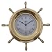 Weems &amp; Plath Ship's Wheel Collection Quartz Clock