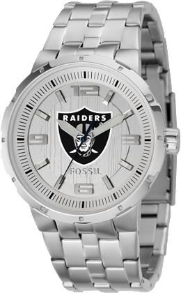 Fossil Oakland Raiders Mens Logo Watch