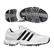 Adidas 2008 Men's University II Golf Shoe - White / White / Black - 737229