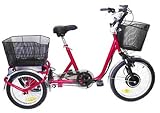 Tri Rider E-Rider Electric LT 20 Adult Three speed Trike Tricycle