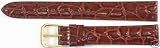 CITIZEN Watch:WATCH BAND BROWN GENUINE LEATHER CROCO GRAIN 16MM XL