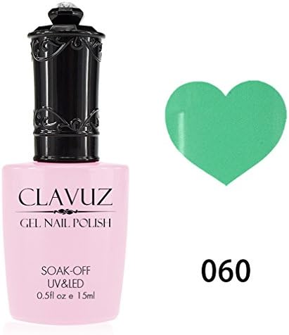 Qimisi Clavuz Soak Off Nail Art Gel Polish UV/LED Lamp Color Varnish 15ml Mint Green