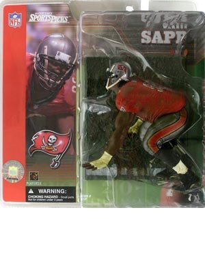 McFarlane Toys NFL Sports Picks Series 1 Action Figure Warren Sapp (Tampa Bay Buccaneers) Red Jersey