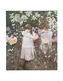 Sargent Carnation, Lily, Lily, Rose Kunstdruck Kind