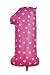 Sunshine First Birthday 1 Number Foil Balloon Long Lasting (Pink) RS.199.00