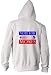 VOTE FOR MOSES Adult Zippered Hooded (Hoody Hoodie) Sweatshirt Fleece Jacket (Hoodie / Hoody) Various Colors