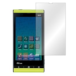【ノングレアフィルム】 au Windows Phone IS12T専用(ホコリ取り用シート付) 指紋が目立たないフィルム