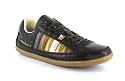 FENCHURCH FENCEMPER LEATHER LACE UP TRAINERS BROWN
