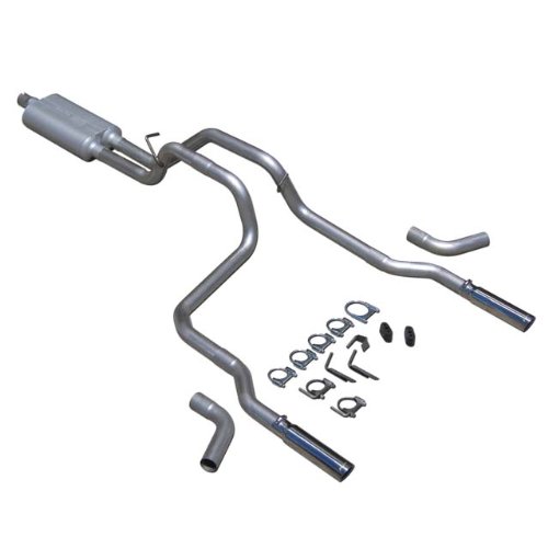 Flowmaster 17429 Cat-back System - Dual Rear/Side Exit - American Thunder - Moderate Sound
