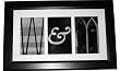 "W & M" Framed Art
