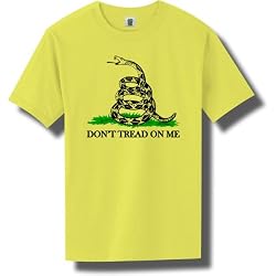 Don't Tread On Me Bright Yellow Neon Short Sleeve T-Shirt