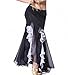 ZLTdream Women's Belly Dance Milk Silk Curling Skirt