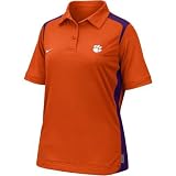 Nike Clemson Tigers Ladies Orange Goal to Go 2008 Coaches Sideline Polo