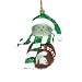 Michigan State Spartans 2 1/2 Striped Acrylic Basketball Snowman