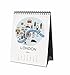 Rifle Paper Co 2017 Desk Calendar (Maps)