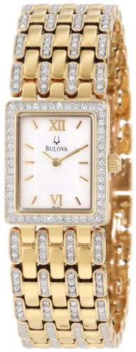 Bulova Womens 98L159 Crystal Bracelet Watch Bulova Womens 98L159 Crystal Bracelet Watch
