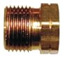 Anderson Brass Hex Pol Nut 7/8 Hex X 1/4 Tube