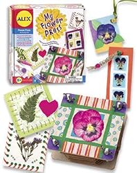 ALEX TOYS MY WOODEN FLOWER PRESS - 7" X 7"