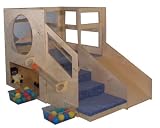 Strictly for Kids SF5080-B Mainstream Infant Toddler 2 Loft B with 2-Storages and Bubble