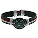 Gemini Zodiac Sign Genuine Dark Leather Bracelet - Adjustable Length