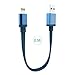 dodocool Lightning USB Cable MFi Certified Canvas Braided 0.5ft for iPhone 8/8 Plus/X/7/7 Plus/6/6 Plus iPad Air/Mini/Pro and more
